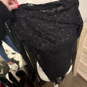 Long sleeve lace bodysuit